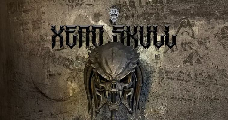 13 Art Skullman Presents Xeno Skull