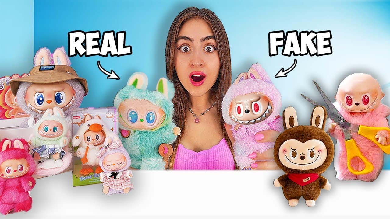 Unboxing REAL vs FAKE Labubus - Did I get SCAMMED?!