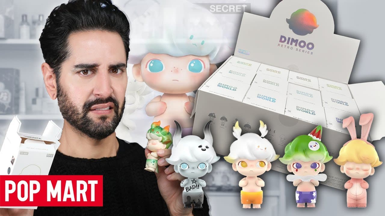 UNBOXING POP MART DIMOO RETRO SERIES - FULL SET UNBOXING 💜