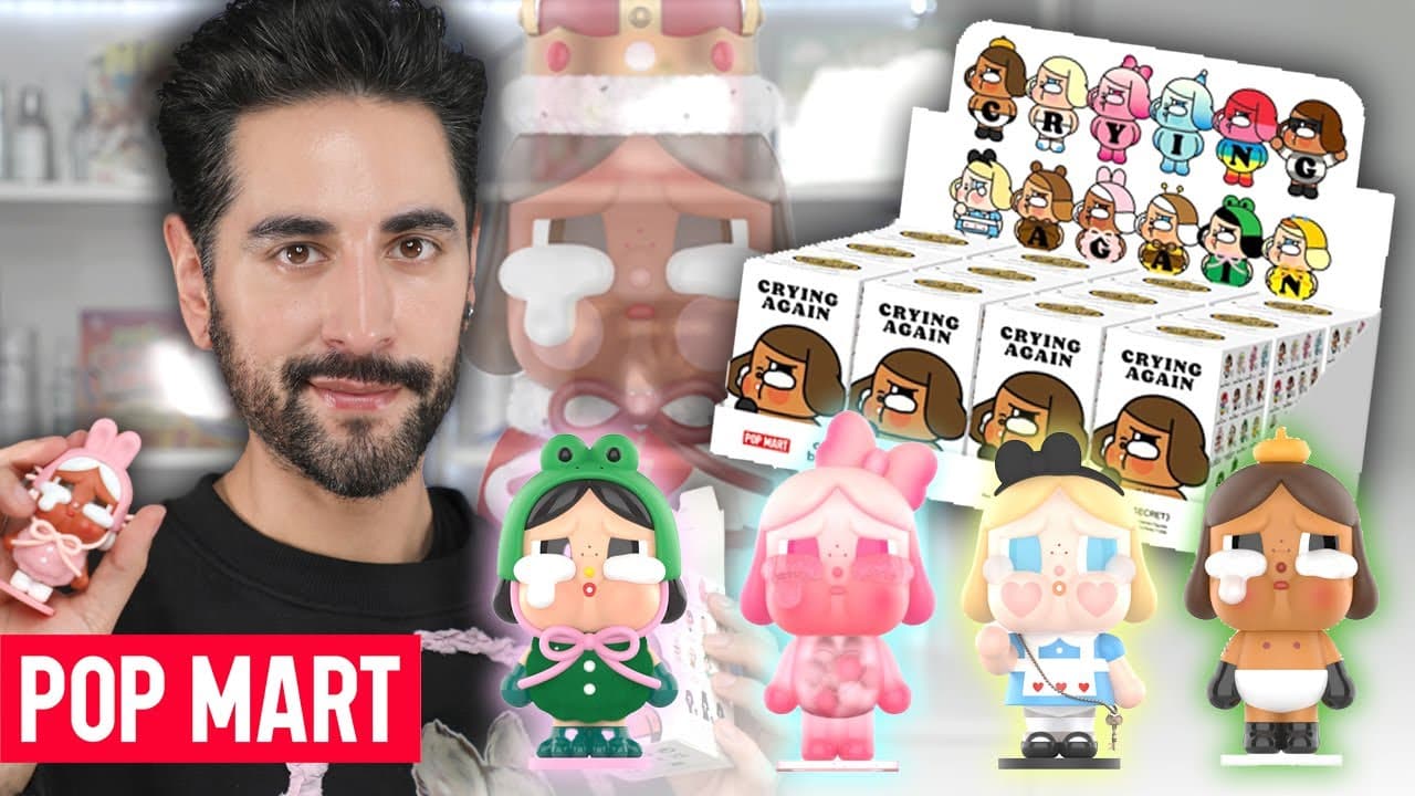 POP MART: CRYBABY - CRYING AGAIN - FULL SET UNBOXING! 💜